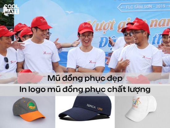 7 mũ đồng phục - Mũ in logo công ty đẹp chất lượng